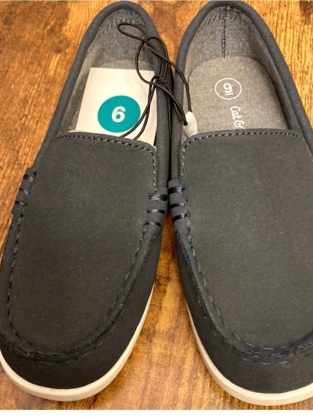 Toddler Chase Slip-on Loafers - Cat & Jack Navy Blue Size 9T new